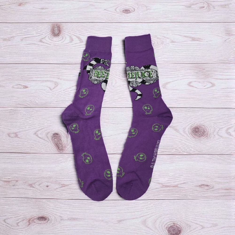 🔥Spooky Beetlejuice Socks🔥